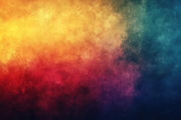 Fototapeta premium Colorful abstract watercolor background with vibrant paint splashes and smoke, featuring a range of bright, rainbow colors