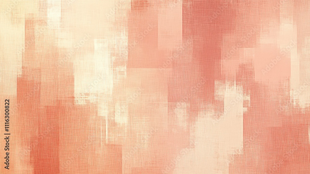 Poster a muted pixel pattern of soft peach and tan colors, creating a warm, calming background that easy on