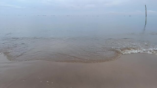 beach in the morning
