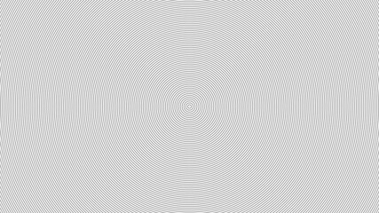Abstract black circular lines pattern transparent background
