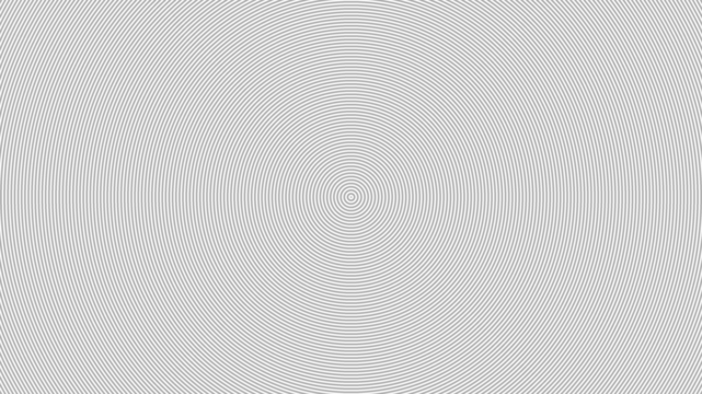 Abstract black circular lines pattern transparent background