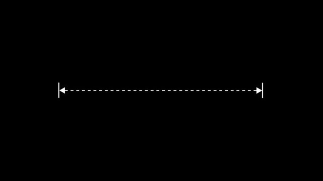 Distance Written Animation