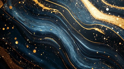 Luxurious Background with Rich Gold Effects for Upscale Branding Projects