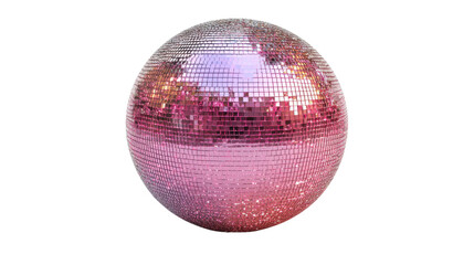 disco ball isolated on white background