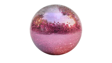 disco ball  isolated on white background