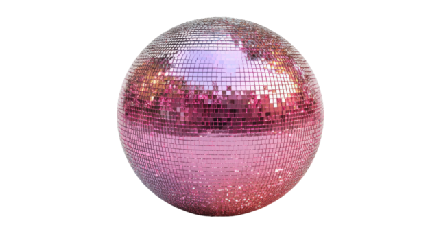 disco ball  isolated on white background