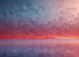 Fototapeta premium Soft Blue and Red Gradient for Calming Effect , soothing visual, gentle transition