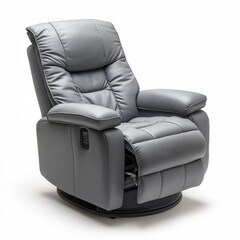 Massage machine chair full body for relaxation, and helps to relieve pain and improve blood circulation. Massage Chair on white background
