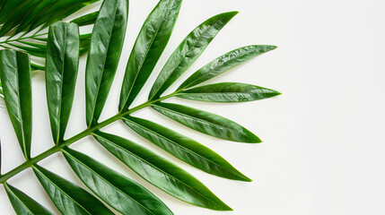 Fototapeta premium leaf isolated on white