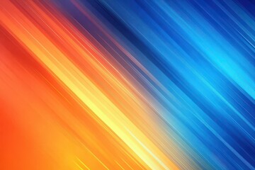 Obraz premium Orange geometric diagonal lines vector illustration background