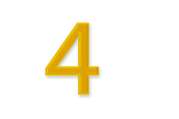 3d golden number 4