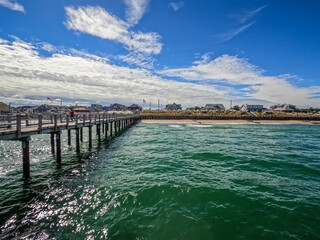 Obraz premium The overlooking view of the island in Massachusetts at Cape Cod Martha's Vineyard