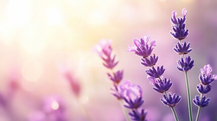 Obraz premium Soft Lavender Gradient with Subtle Texture and Beautiful Light Effects