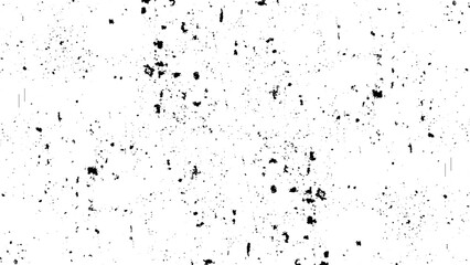 Cracked Surface Grunge Texture Vector. Uneven Overlay. Distressed Grungy Effect. Grunge black and white pattern. Monochrome particles abstract texture. 