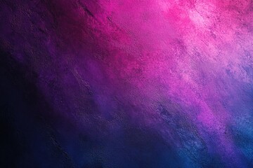 Obraz premium Purple, pink and blue abstract art with dynamic brush strokes on a textured canvas