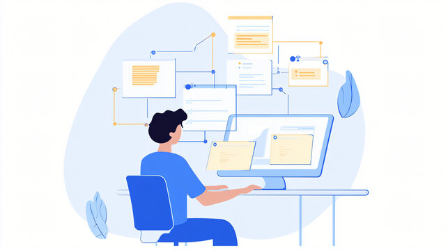 A project manager overseeing the implementation of an enterprise resource planning (ERP) system, coordinating with cross-functional teams to ensure smooth integration across business units.
