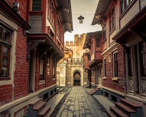 afyonkarahisar, culture, sky, travel, vintage, house, landscape, construction, home, building, wall, retro, architecture, window, street, old, turkey, urban, cityscape, tourism, architectural, roof, t