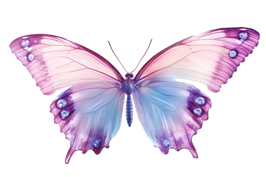 Violet Monarch Butterfly, PNG transparent