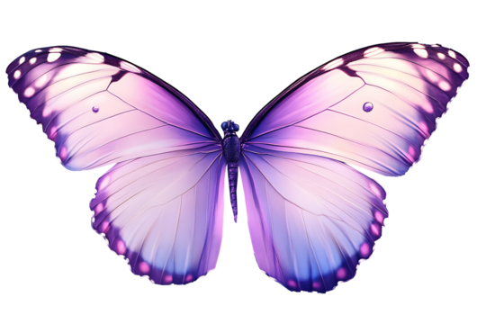 Violet Monarch Butterfly, PNG transparent
