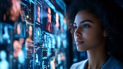 HR manager designing data-driven strategies to attract top talent for business expansion.