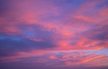 Obraz premium Pink sunset