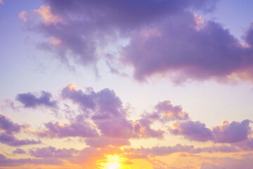 Obraz premium Sunset sky