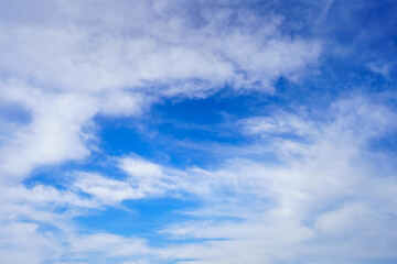 Fototapeta premium Blue sky with clouds