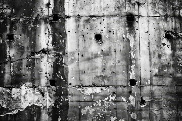 Minimalist aesthetic of textured concrete wall highlighted by sharp shadows and natural lighting