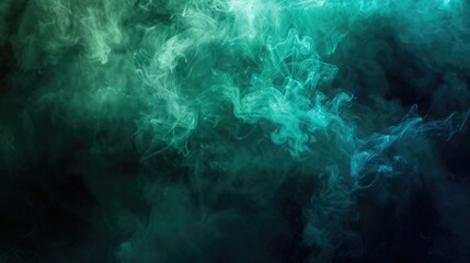 Obraz premium Art Abstract. Blue Green Shiny Glitter Texture in Fantasy Night Sky