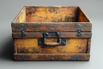 vintage wooden box