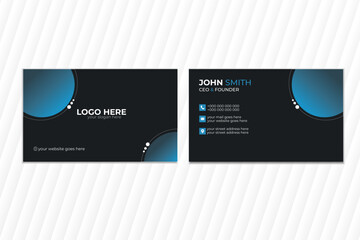 Modern business card template