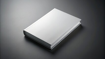 Low Light Book Mockup - Gray Background Magazine Cover