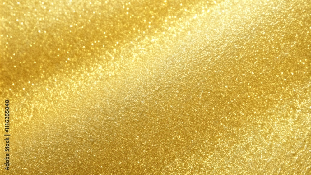 Poster shimmering gold texture with sparkling glitter effect perfect for backgrounds and decorative designs