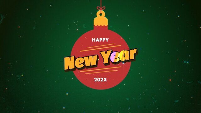 New Year Retro Logo