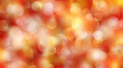 Obraz premium Vibrant abstract bokeh background in warm hues ideal for graphic design and artistic projects