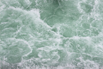 Fototapeta premium Abstract Shot of Troubled Waters in Motion