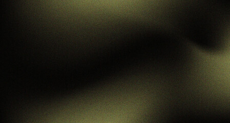Abstract grainy green black gradient background for your graphic design