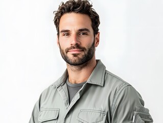 Obraz premium Busts of male engineers