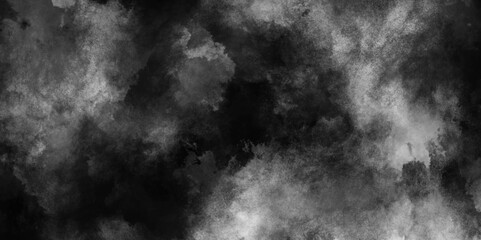 Cement and sand wall of tone vintage, Texture of old gray concrete for background, Abstract black and white grunge texture, Oil painting on canvas abstract black and grey watercolor for background .