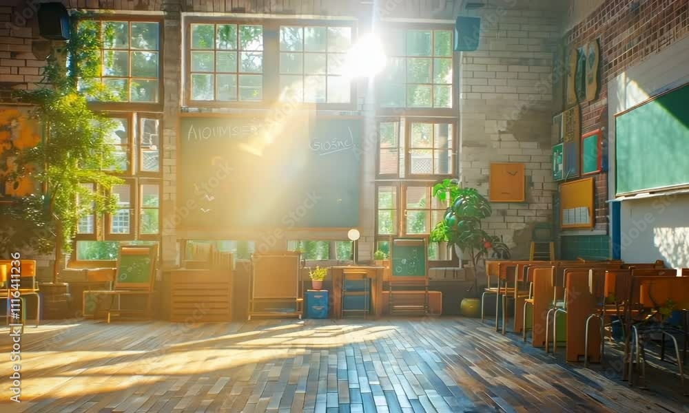 Poster interactive educational apps in a classroom setting