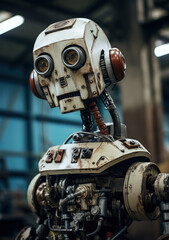 Fototapeta premium cyborg robot