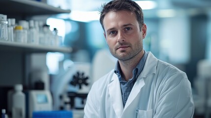 Obraz premium Exploring Ethics in Genetic Engineering Research