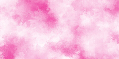 Obraz premium Watercolor canvas for creative grunge design, pink smoke transparent effect overlay, Light pink abstract watercolor background with paper texture and stains, this minimalistic design evokes feelings .