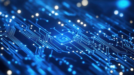 A dynamic background with futuristic elements