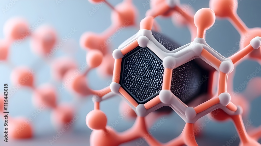 Poster 3d rendered image showcasing how graphene materials can enhance insulation and energy conservation i