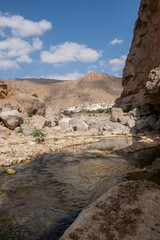 Oman Wadi hawer Canyon