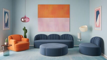Modern Apartment Living Room: A Blend of Light and Style