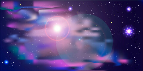 Abstract background "Universe, space, nebula and stars".