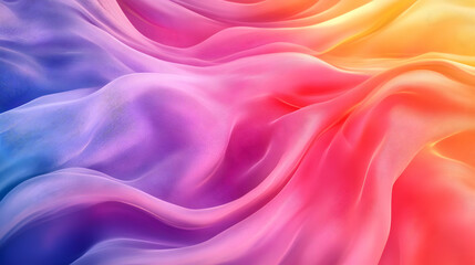 Fototapeta premium Abstract Colorful Wave Background 3D Illustration