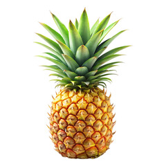 Fototapeta premium A pineapple with a transparent background, PNG file